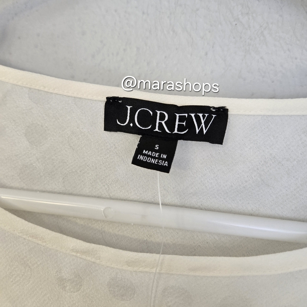 J. CREW Ruffle-sleeve top - Picture 4 of 6